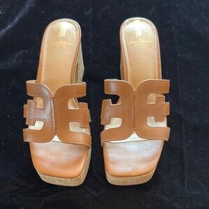 Sam Edelman Brown Wedge Shoes Modern Design